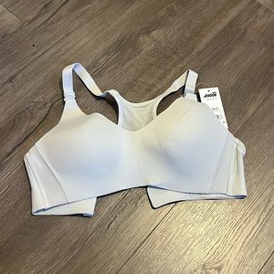 Avia High Impact Sports Bra • M (A-C) • Light Grey/Silver